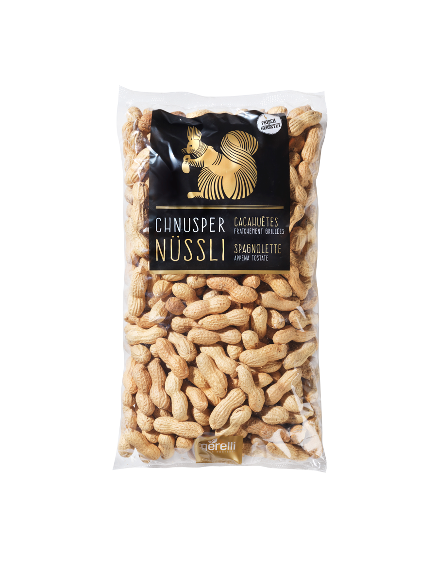 Cacahuètes Chnuspernüssli 1kg - Sac